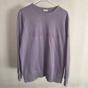 Columbia Fleece Crewneck Sweater Men’s Medium - Shale Purple
